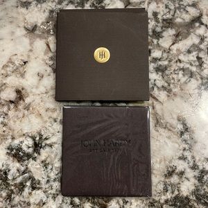 John Hardy Jewelry Bag with Holder and Book